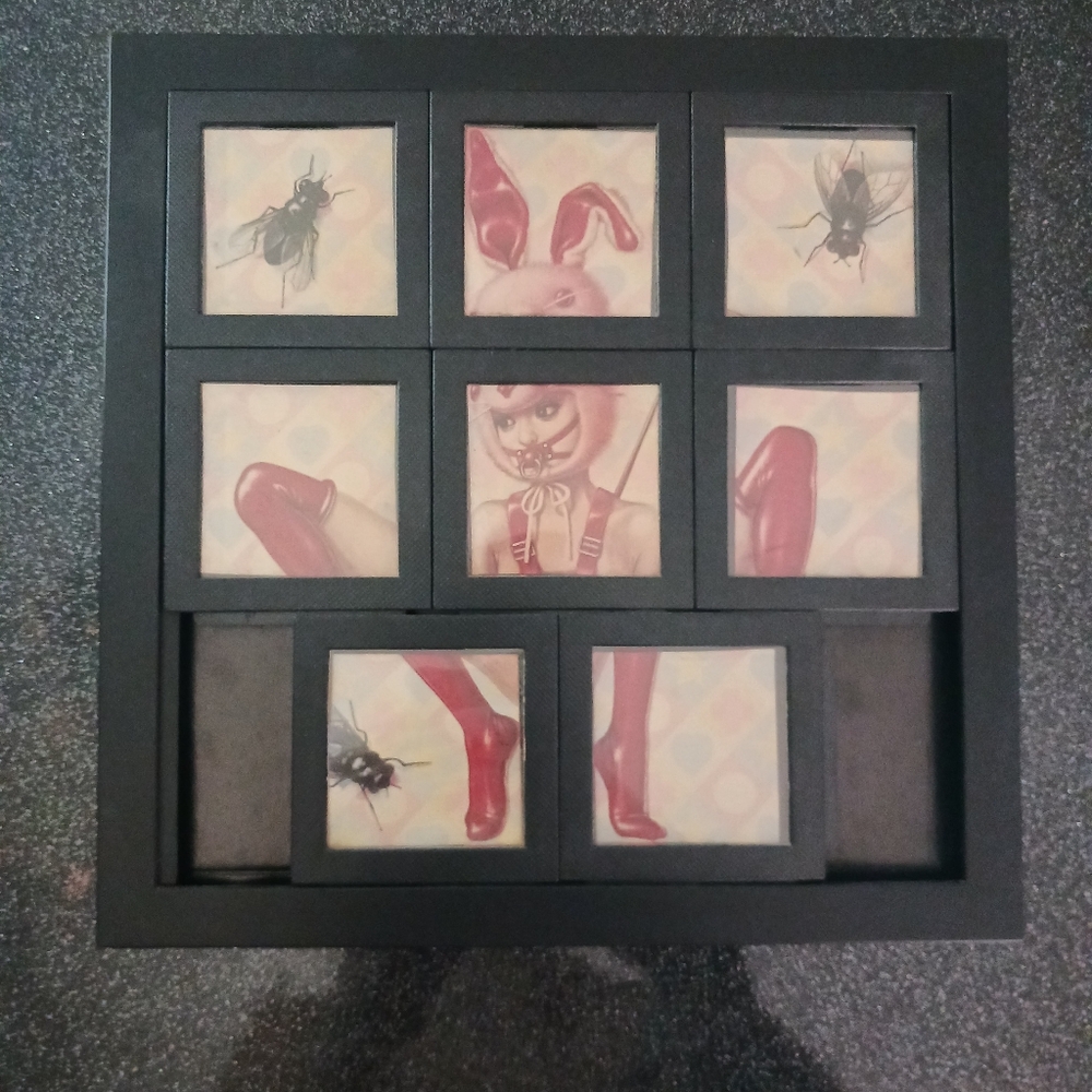 Puzzle Photo Holder Featuring Art from Trevor Brown.